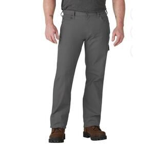 Genuine Dickies Men's Regular Fit Straight Leg Flex Dungaree Jeans 38X29 Gray